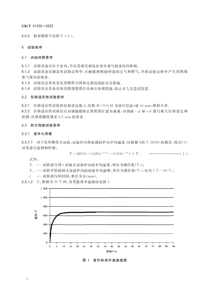 GB/T 41336-2022《建筑幕墻防火性能分級(jí)及試驗(yàn)方法》全文公開