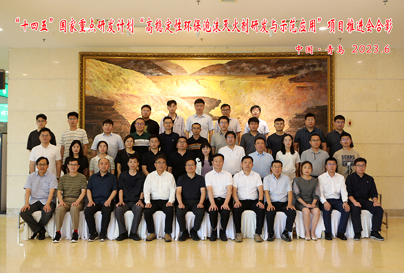 日前我所在青島召開“十四五”國家重點(diǎn)研發(fā)計(jì)劃“高穩(wěn)定性環(huán)保泡沫滅火劑研發(fā)與示范應(yīng)用”項(xiàng)目推進(jìn)會(huì)
